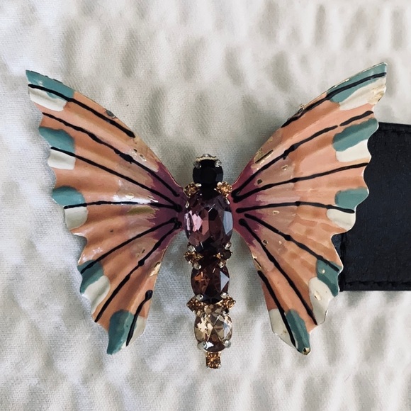 Anne Fontaine Butterfly Buckle Belt - Picture 2 of 5